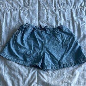 Uniqlo girls Blue Casual Shorts sz 5-6 yrs